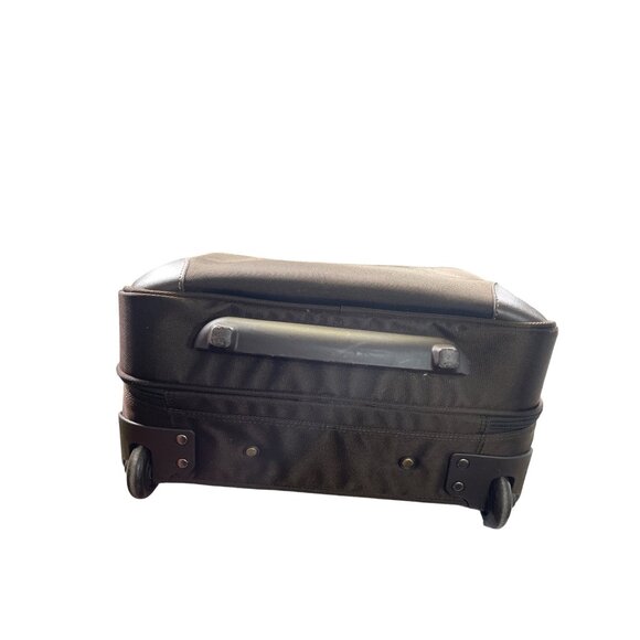 Ralph Lauren Chaps green Rolling Carry-On overnight Luggage Bag SKU 8697 - Picture 10 of 16